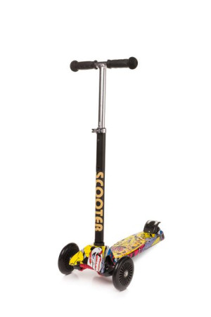 4 BABY Hulajnoga MINI SCOOTER YELLOW top maluszek