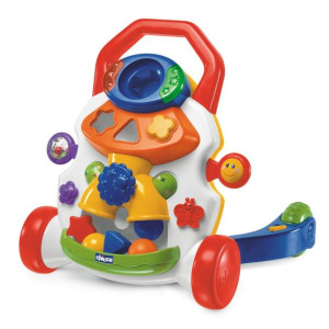 CHICCO 00065261000000 Grający pchacz biały topmaluszek