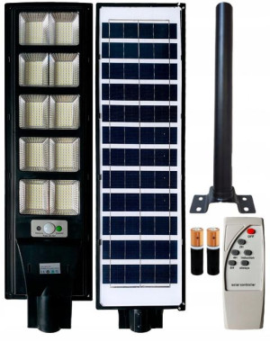 Lampa Latarnia Solarna Uliczna 700w + Uchwyt Pilot