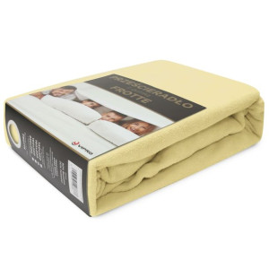 Prześcieradło frotte z gumką 180x200 Home 194-78 wanilia