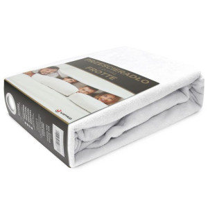 Prześcieradło frotte z gumką 200x220 Home 194-01 biały