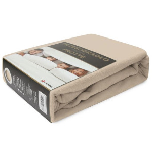 Prześcieradło frotte z gumką 200x220 Home 194-03 beżowy