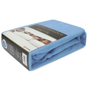 Prześcieradło frotte z gumką 200x220 Home 194-14 błękit
