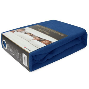 Prześcieradło frotte z gumką 200x220 Home 194-69 granatowy