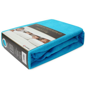 Prześcieradło frotte z gumką 200x220 Home 194-85 lazurowy turkus