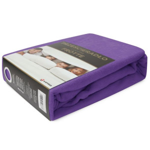Prześcieradło frotte z gumką 160x200 Home 194-18 fioletowy