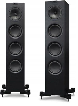 Kef Q750 Kolumny Podlogowe Czarne Para