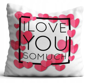 Poduszka na Walentynki 40x40 W101 I Love You