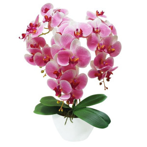 Sztuczny Storczyk Orchidea 3 pędowy 70cm 861-02 Różowy