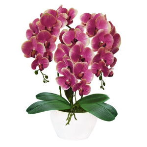 Sztuczny Storczyk Orchidea 3 pędowy 70cm 861-05 Różowy ciemny