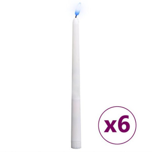 Elektryczne, bezogniowe świeczki LED, 6 szt., kolorowe