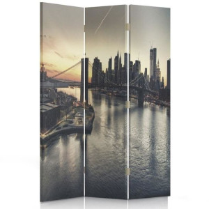 Parawan POKOJOWY dwustronny, Brooklyn Bridge Nowy Jork 110x170
