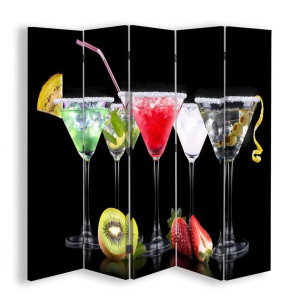 Parawan dwustronny, Drinki i owoce 180x170