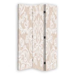 Parawan dwustronny, Elegancki beż 110x170