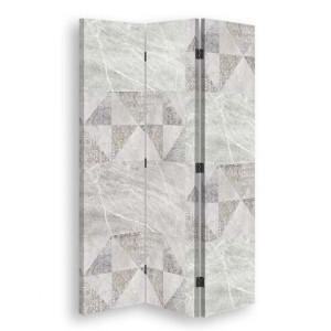 Parawan DEKORACYJNY dwustronny, Geometria i pastele 110x170