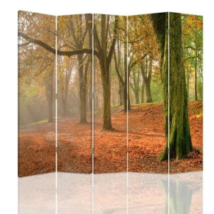 Parawan dwustronny, Jesień w lesie 180x170