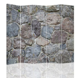 Parawan dwustronny, Kamienny mur 180x170