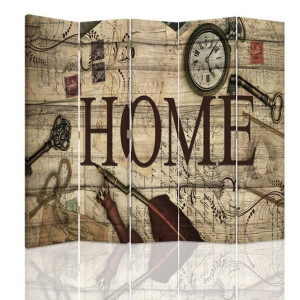 Parawan dwustronny, Kompozycja home vintage 180x170