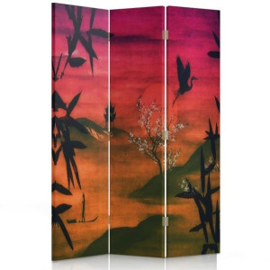 Parawan dwustronny, Krajobraz Japonii 110x170