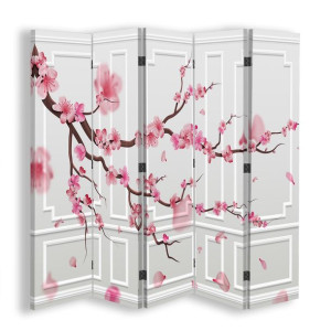 Parawan DO SALONU SPA dwustronny, JAPONIA Kwiat wiśni 180x170