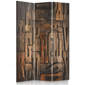 Parawan dwustronny, Litery 110x170