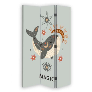 Parawan dwustronny, Magiczny wieloryb 110x170