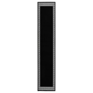 Lumarko Chodnik dywanowy, BCF, czarny z motywem, 80x500 cm