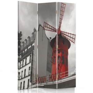 Parawan dwustronny, Moulin Rouge 110x170
