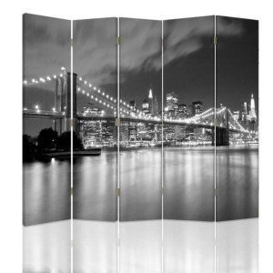 Parawan dwustronny, Panorama z Brooklyn Bridge 180x170