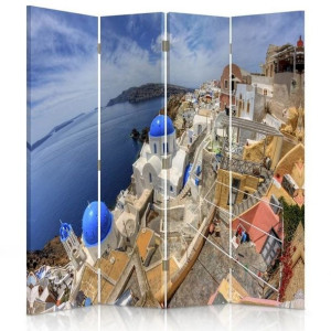 Parawan dwustronny, Santorini 145x170