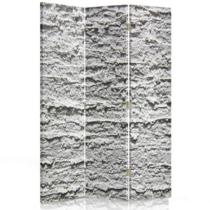 Parawan dwustronny, Szary tynk 110x170