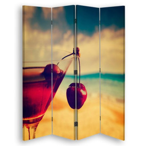 Parawan dwustronny, Wiśniowy drink 145x170