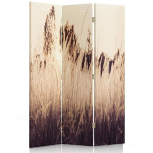Parawan dwustronny, Wysokie trawy w sepii 110x170