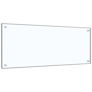 Panel ochronny do kuchni, przezroczysty, 100x40 cm, szkło