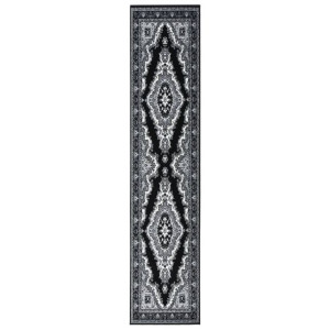 Chodnik dywanowy, BCF, czarny, 80x450 cm