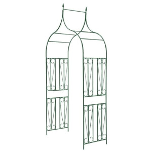 vidaXl Pergola ogrodowa  do roślin pnących, ciemnozielona