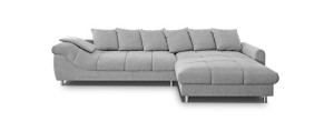 Designerski narożniki ICEBERG glamour chromowane nóżki
