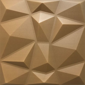 Panele Ścienne Kasetony Sufitowe 3d Diament Beż