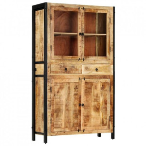 Kredens, 100 x 40 x 175 cm, lite drewno mango