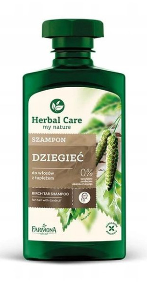 FARMONA HERBAL Szampon dziegieć łupież 330ml 99