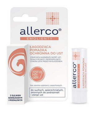 Łagodząca pomadka ochronna do ust allerco®