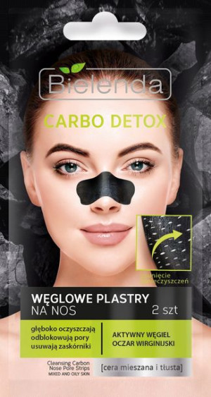 Bielenda Carbo detox węglowe plastry na nos 2 sztu