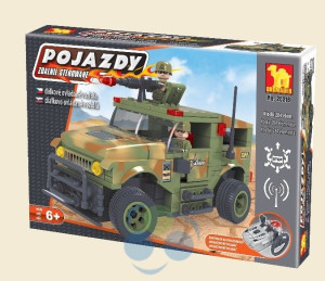 KLOCKI POJAZD NA RADIO Pojazd wojskowy