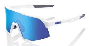 Okulary 100% S3 Matte Black - HiPER Blue Multilayer Mirror Lens (Szkła Nieb
