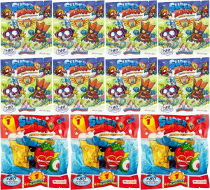 MagicBox SuperZings seria 5 i 1 saszetki 11 figurek + 3 kryjówki