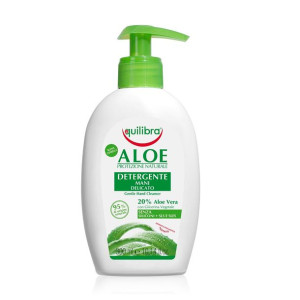 Equilibra Aloe Detergente Mani Viso aloesowy żel oczyszczający do twarzy i