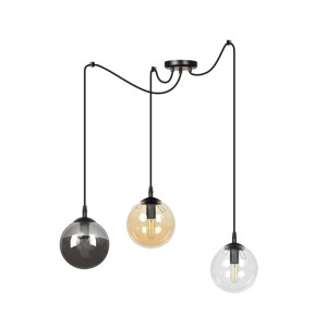 Lampa Wisząca Plafon Pająk Klosze Kule Żyrandol