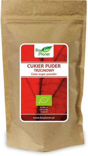 Cukier Puder Trzcinowy Bio 300 G - Bio Planet