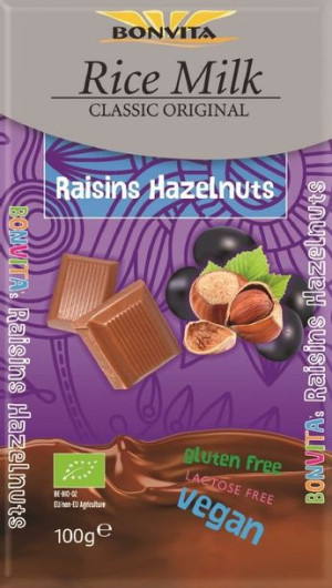 Czekolada Couverture Z Rodzynkami I Orzechami Laskowymi Bez Laktozy Bezglut