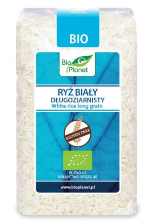 Ryż Biały Długoziarnisty Bezglutenowy Bio 500 G - Bio Planet